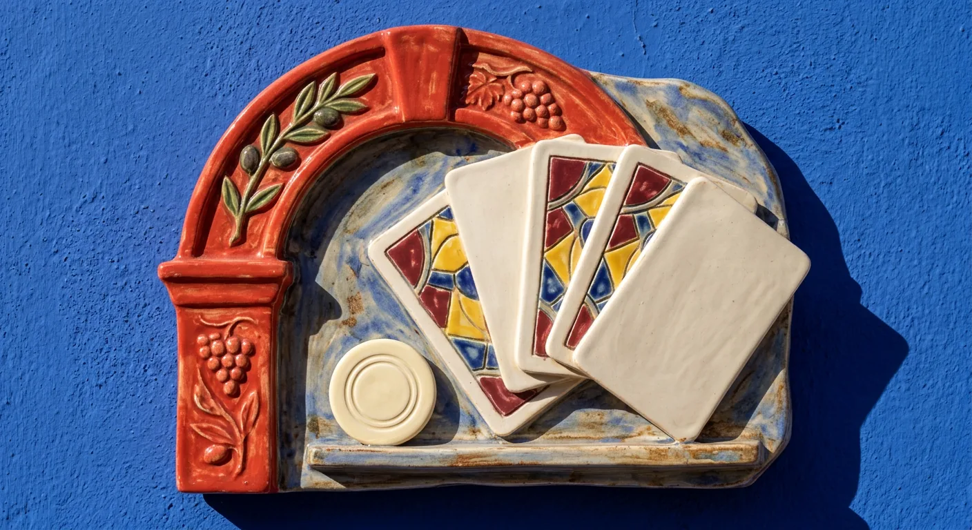 sisal poker carte e ceramica